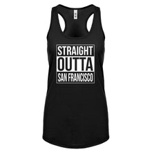 Straight Outta San Francisco Womens Racerback Tank Top