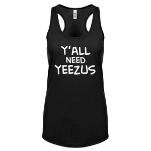 Racerback Yall Need Yeezus Womens Tank Top
