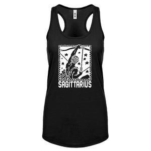 Racerback Sagittarius Zodiac Astrology Womens Tank Top