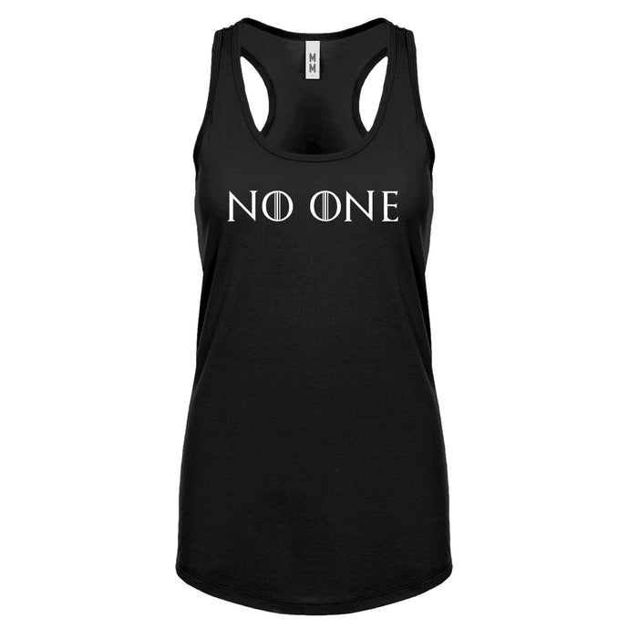 Racerback No One Womens Tank Top