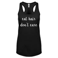 Racerback Cat Hair Don't Care Womens Tank Top