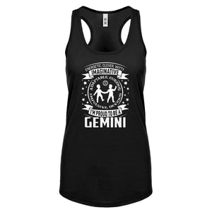 Racerback Gemini Astrology Zodiac Sign Womens Tank Top