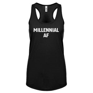 Millennial AF Womens Racerback Tank Top