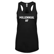 Millennial AF Womens Racerback Tank Top