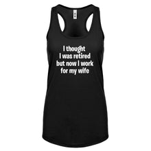 I Thought I was Retired Womens Racerback Tank Top
