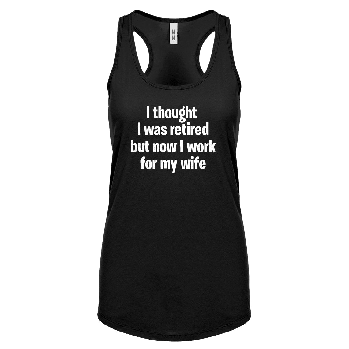 I Thought I was Retired Womens Racerback Tank Top