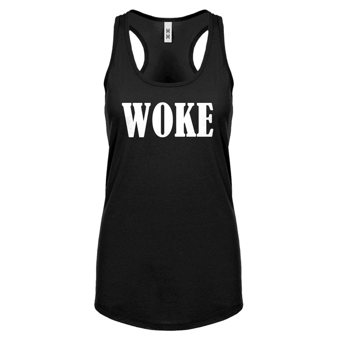 Woke Womens Racerback Tank Top