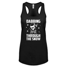 Dabbing through the Snow Womens Racerback Tank Top