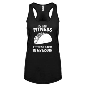 Racerback Fitness Taco Womens Tank Top