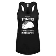 Racerback Fitness Taco Womens Tank Top
