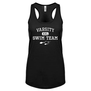Varsity Swim Team Womens Racerback Tank Top