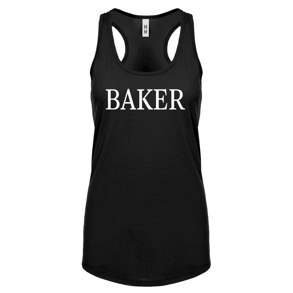 BAKER Womens Racerback Tank Top