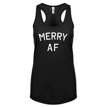 Merry AF Womens Racerback Tank Top