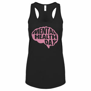 Mental Health Day Womens Racerback Tank Top