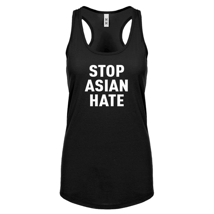 STOP ASIAN HATE Womens Racerback Tank Top