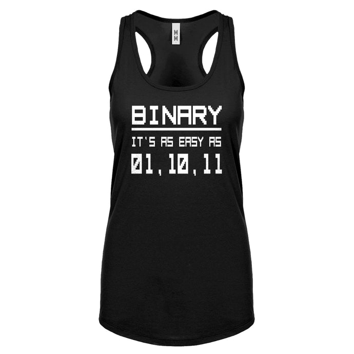 Racerback Binary Womens Tank Top