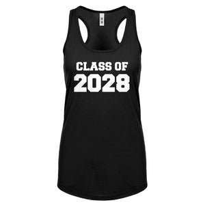 Class of 2028 Womens Racerback Tank Top