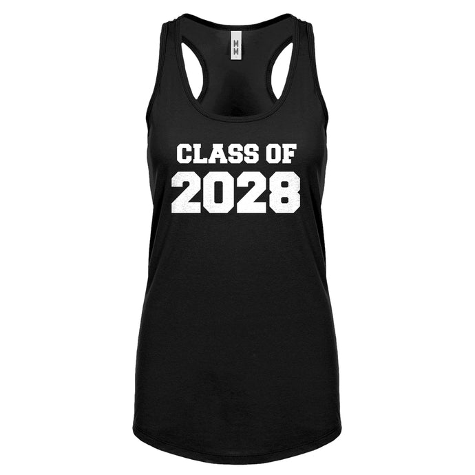 Class of 2028 Womens Racerback Tank Top