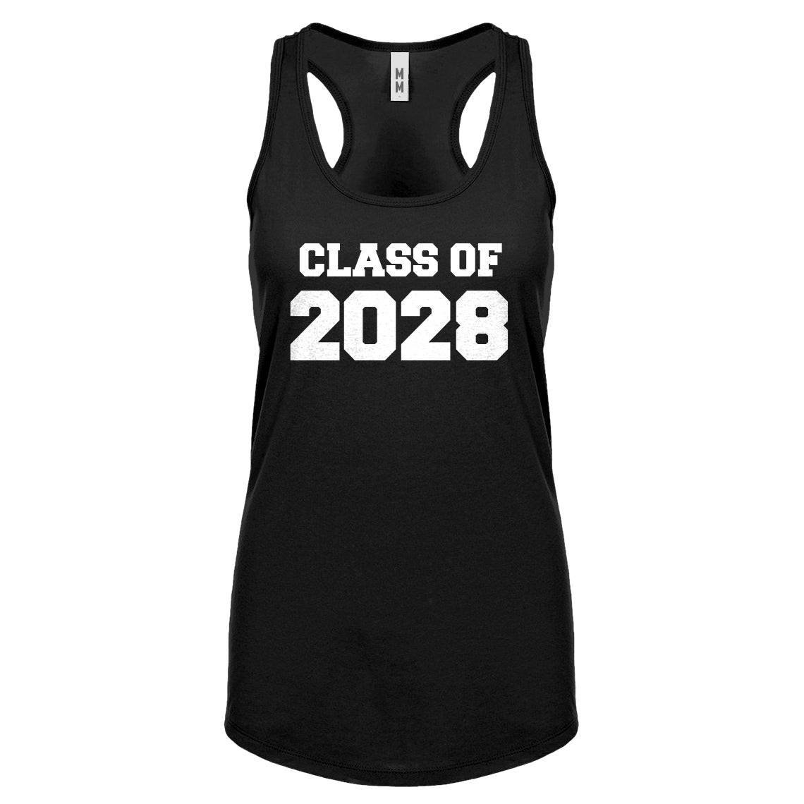 Class of 2028 Womens Racerback Tank Top