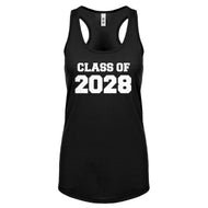 Class of 2028 Womens Racerback Tank Top