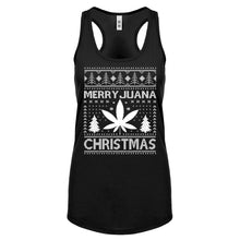 Racerback MerryJuana Christmas Womens Tank Top