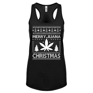 Racerback MerryJuana Christmas Womens Tank Top