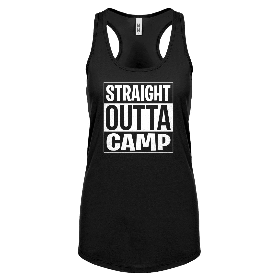 Straight Outta Camp Womens Racerback Tank Top