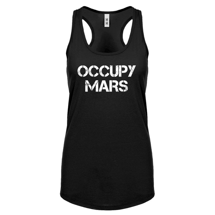 Occupy Mars Womens Racerback Tank Top