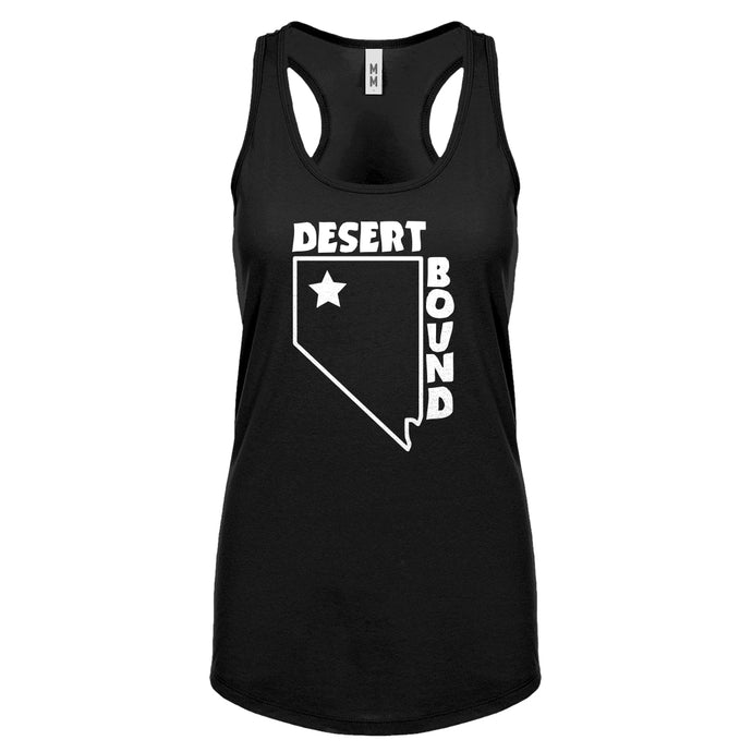 Desert Bound Nevada Womens Racerback Tank Top