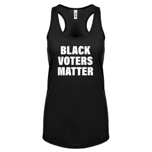 BLACK VOTERS MATTER Womens Racerback Tank Top