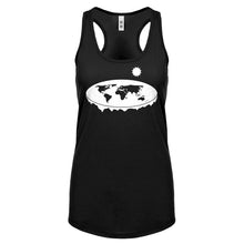 Racerback Flat Earth Womens Tank Top
