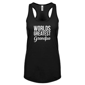World's Greatest Grandpa Womens Racerback Tank Top