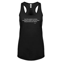 Governed by your Inferiors Womens Racerback Tank Top