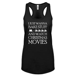 Bake Stuff, Christmas Movies Womens Racerback Tank Top