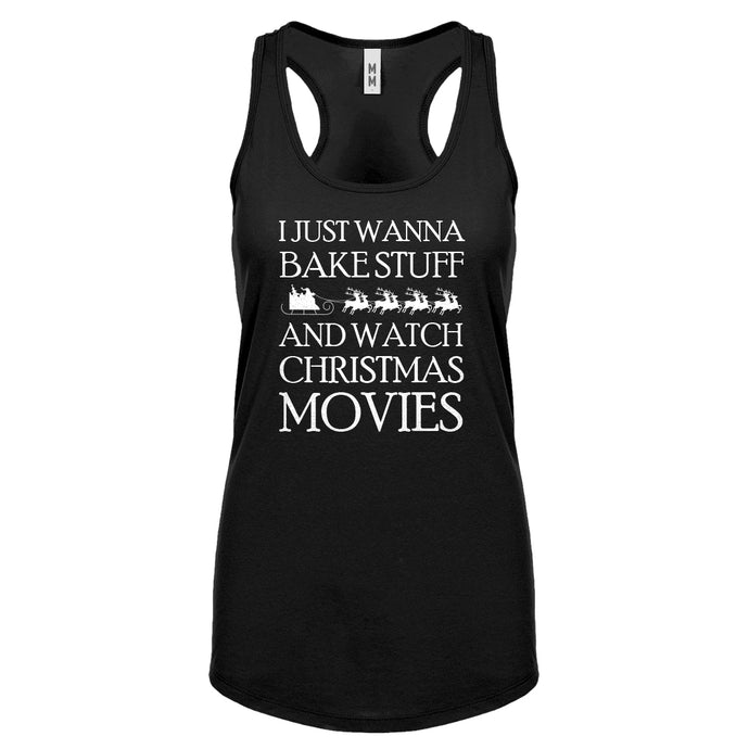 Bake Stuff, Christmas Movies Womens Racerback Tank Top