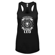 Racerback Leo Astrology Zodiac Sign Womens Tank Top