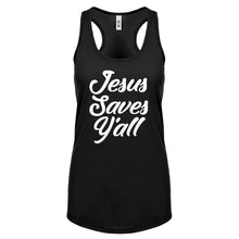 Jesus Saves Yall Womens Racerback Tank Top