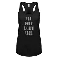 Racerback Cat Hair Don’t Care Womens Tank Top
