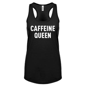 Racerback Caffeine Queen Womens Tank Top