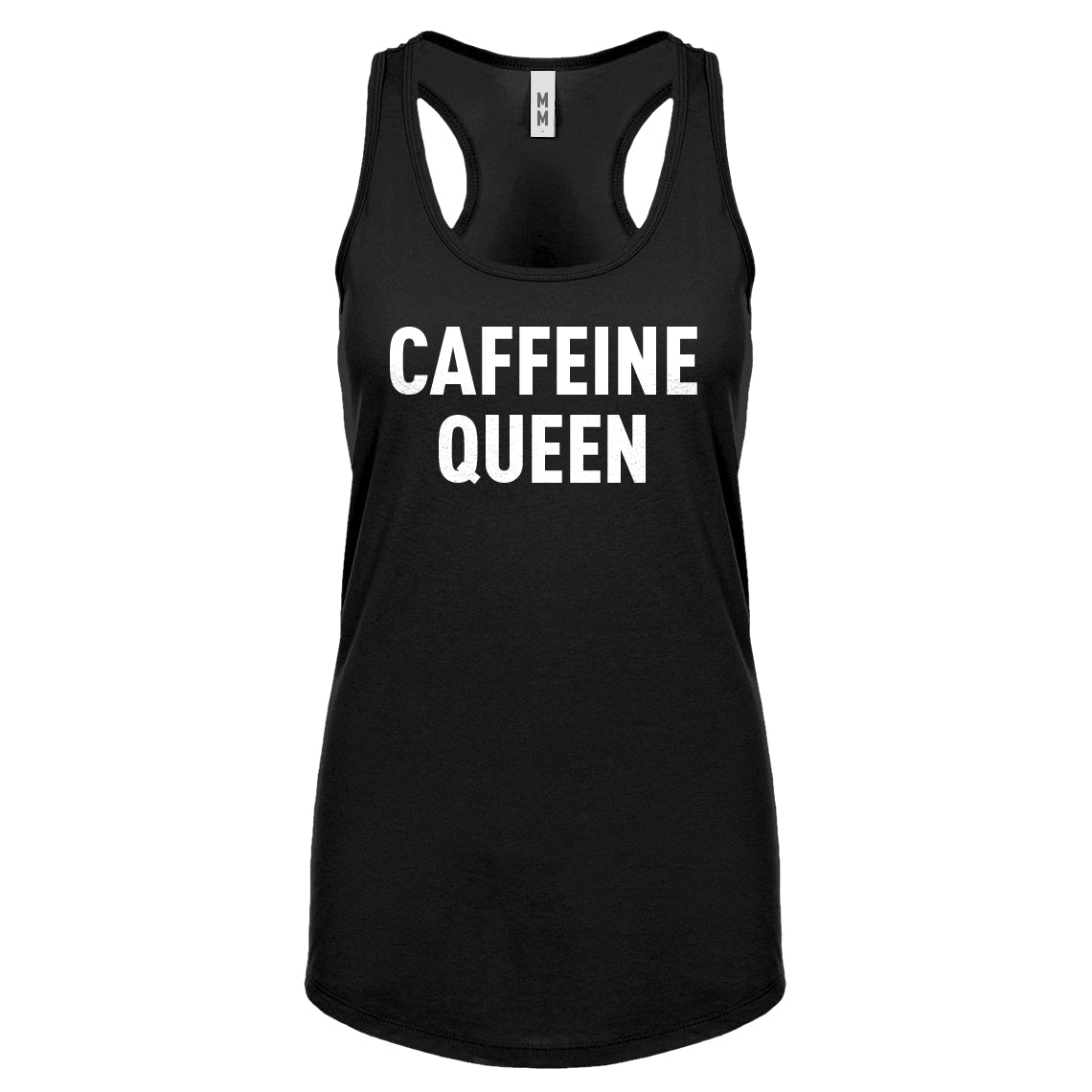 Racerback Caffeine Queen Womens Tank Top