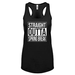 Straight Outta Spring Break Womens Racerback Tank Top