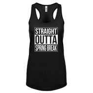 Straight Outta Spring Break Womens Racerback Tank Top