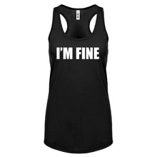 I'm Fine Womens Racerback Tank Top