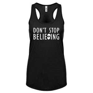 Racerback Don't Stop Believing Womens Tank Top