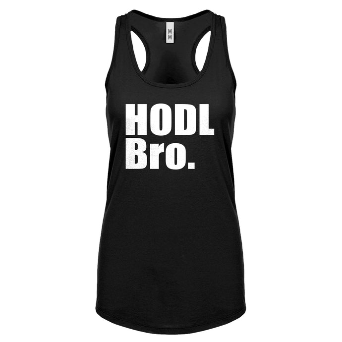Racerback HODL Bro Womens Tank Top