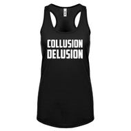 Collusion Delusion Womens Racerback Tank Top