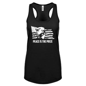 Racerback Peace is the Prize Womens Tank Top