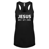 Jesus, Best. Gift. Ever. Womens Racerback Tank Top