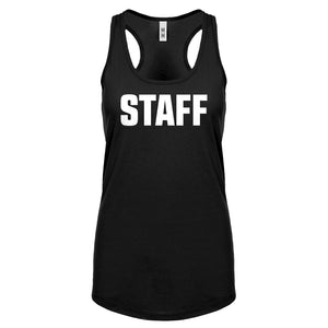 Racerback Staff Womens Tank Top