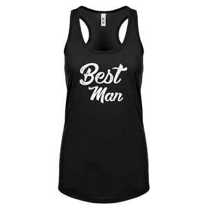 Racerback Best Man Womens Tank Top